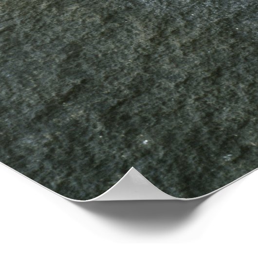 ひびの入った大きい石 ポスター (角)