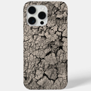 ひびカッコいい割れた土のテクスチャ iPhone 15 PRO MAXケース
