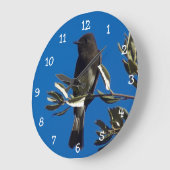 ひび伏せフライキャッチャー ラージ壁時計 (傾斜)