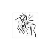 ひび割りラバースタンプ ラバースタンプ (インプリント)