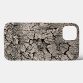 ひび割れたアーステクスカッコいいチャ Case-Mate iPhoneケース (裏面 (横))