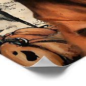 ひび割れたカーニバル – 憂鬱な仮装 ポスター (角)