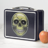 ひび割れたスカル メタルランチボックス (インサイチュ)