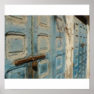 ひび割れたドア ポスター