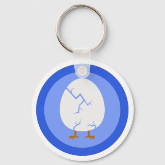 ひび割れた卵鍵鎖 キーホルダー