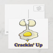 ひび割れた卵 ポストカード (正面/裏面)