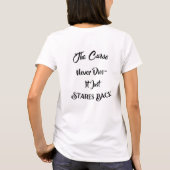 ひび割れた反射 Tシャツ (裏面)