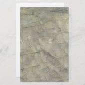 ひび割れた古い紙文房具 便箋 (正面/裏面)