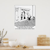 ひび割れた歩道はカイロプラクターの恩恵 ポスター (キッチン)