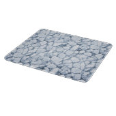 ひび割れた氷の表面（スタイル5）油絵 カッティングボード (角)