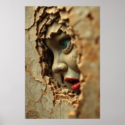 ひび割れた沈黙：磁器の真実 ポスター (正面)