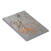 ひび割れた灰色の絵を描壁 ノートブック (右側)