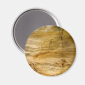 ひび割れた石 マグネット (正面/裏面)