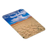 ひび割れた砂漠の平野 マグネット (右側)