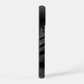 ひび割れた磁器のマスク ダーク iPhone 15 タフザケース 15ケース (右側面)