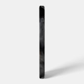ひび割れた磁器マスク ダークラグジュアリー iPhone 12 カバー (左側面)