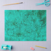 ひび割れた緑の切り離し背景ティッシュペーパー 薄葉紙 (クラフト)