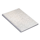 ひび割れた表面 ノートブック (右側)