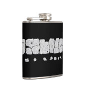 ひび割れた道絵を描 フラスク (右)