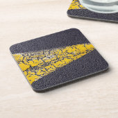 ひび割れた道路 コースター (左側)