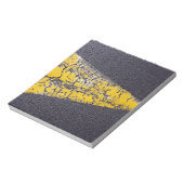 ひび割れた道路 ノートパッド (回転)