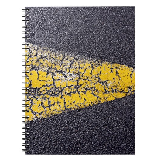ひび割れた道路 ノートブック (正面)