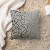 ひび割れた錆 クッション (ブランケット)