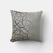 ひび割れた錆 クッション (正面)