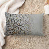 ひび割れた錆 ランバークッション (ブランケット)