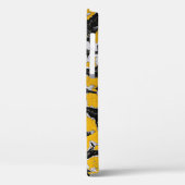 ひび割れた黄色絵を描路 Case-Mate iPhoneケース (裏面 / 左)