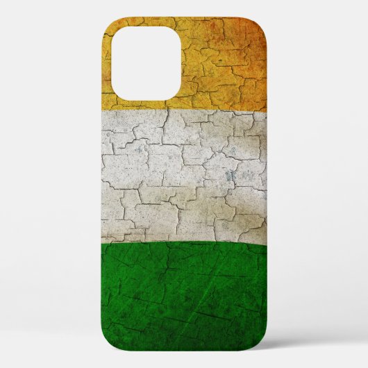 ひび割れアイルランド国旗 Case-Mate iPhoneケース iPhone 12ケース (裏面)