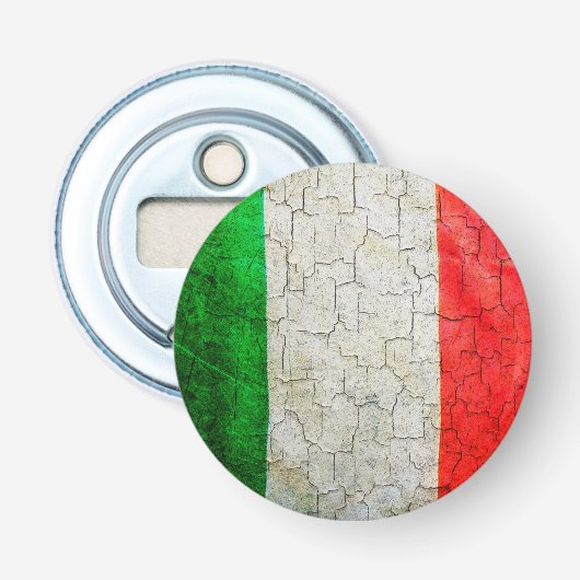ひび割れイタリア国旗 栓抜き (正面)