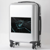 ひび割れガラス効果 シール (スーツケース)