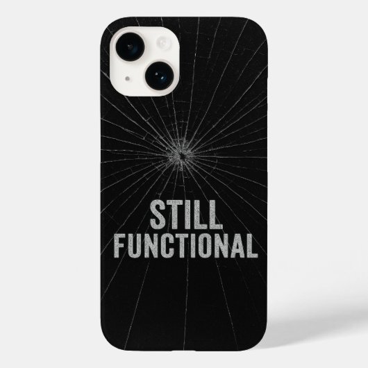 ひび割れガラス美学iPhoneケースデザイン Case-Mate iPhoneケース (裏面)