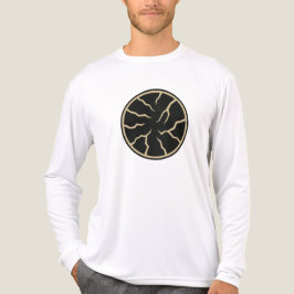 ひび割れグラフィック トライブレンドＴシャツ