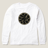 ひび割れグラフィック トライブレンドＴシャツ (デザイン正面)