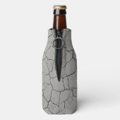 ひび割れグレーアニマルポープリントボトル クール ボトルクーラー (ボトル裏面)