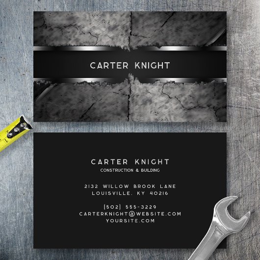 ひび割れコンクリモダンート 名刺