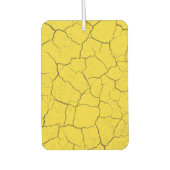 ひび割れマスタードイエローカーエアーフレッシュナー カーエアーフレッシュナー (正面)