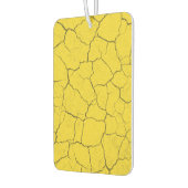 ひび割れマスタードイエローカーエアーフレッシュナー カーエアーフレッシュナー (左)