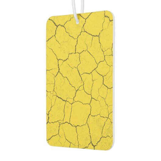 ひび割れマスタードイエローカーエアーフレッシュナー カーエアーフレッシュナー (左)