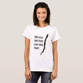 ひび割れメスシャツ Tシャツ