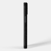 ひび割れメタル – 3D白熱［赤熱］光を放つスカルインレイ Case-Mate iPhoneケース (裏面 / 右)