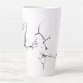 ひび割れラテマグ カフェラテマグ (正面)