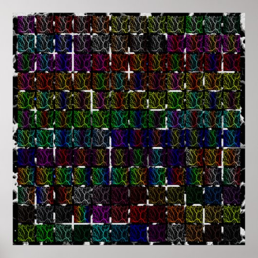 ひび割れ宇宙ラバコレクション ポスター (正面)