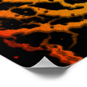 ひび割れ宇宙ラヴァ – ヒートロイcb ポスター (角)