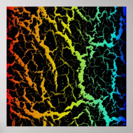 ひび割れ宇宙ラヴァ – ヒートロイcb ポスター (正面)