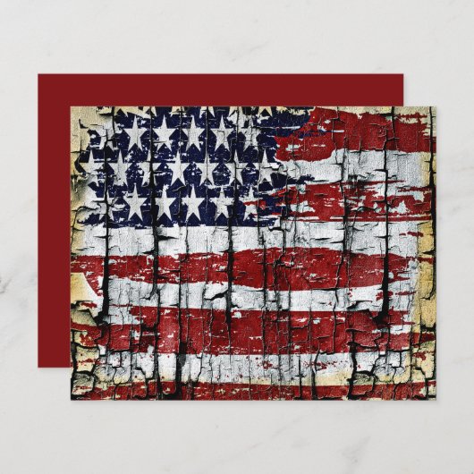 ひび割れ木旗 (正面/裏面)