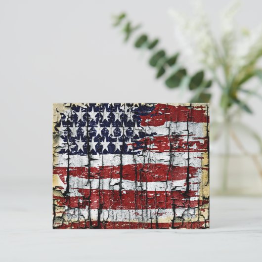 ひび割れ木旗 (スタンド正面)