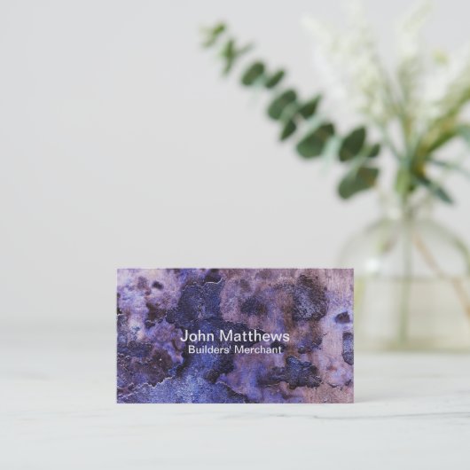 ひび割れ石膏 名刺 (スタンド正面)